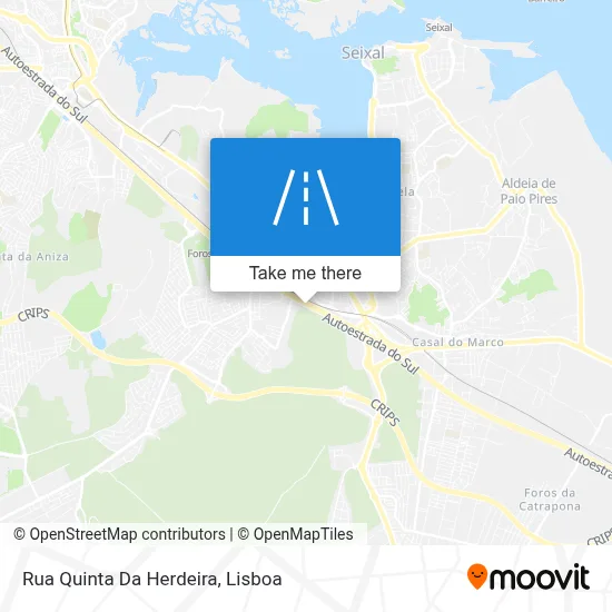 Rua Quinta Da Herdeira map