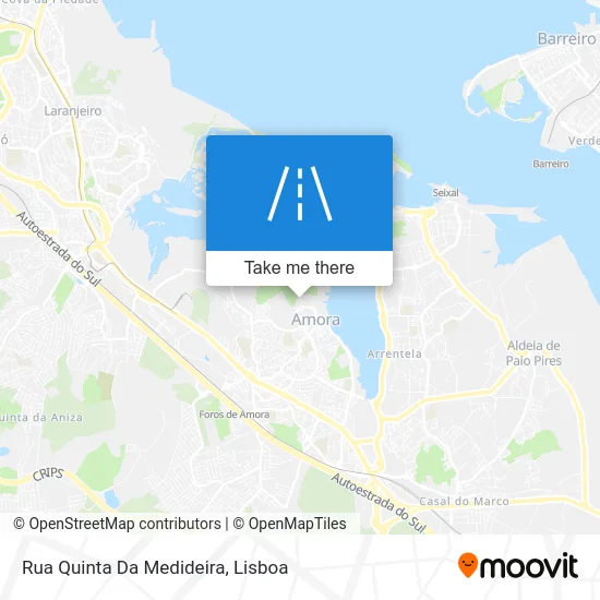 Rua Quinta Da Medideira map