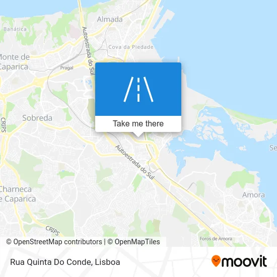 Rua Quinta Do Conde map