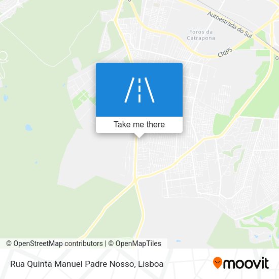 Rua Quinta Manuel Padre Nosso mapa