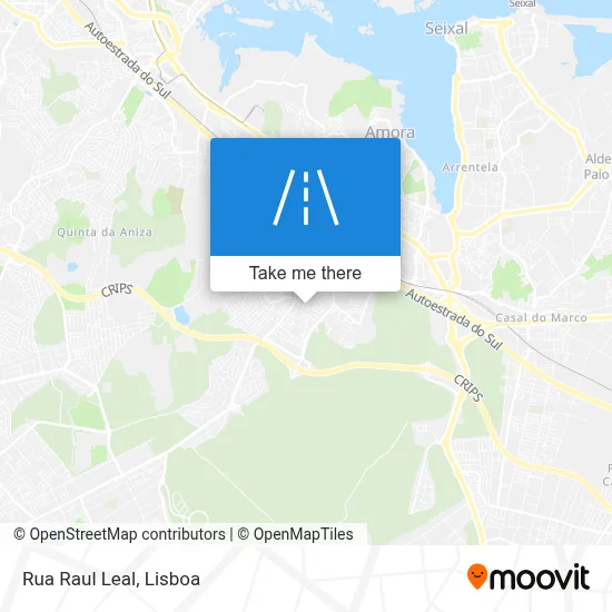 Rua Raul Leal map
