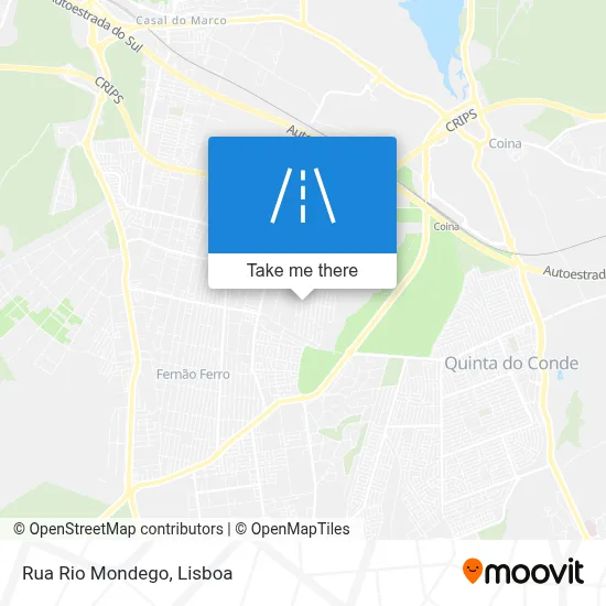 Rua Rio Mondego map