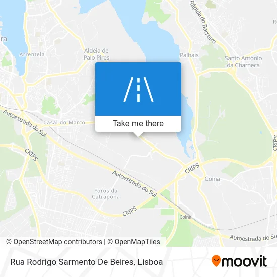 Rua Rodrigo Sarmento De Beires map