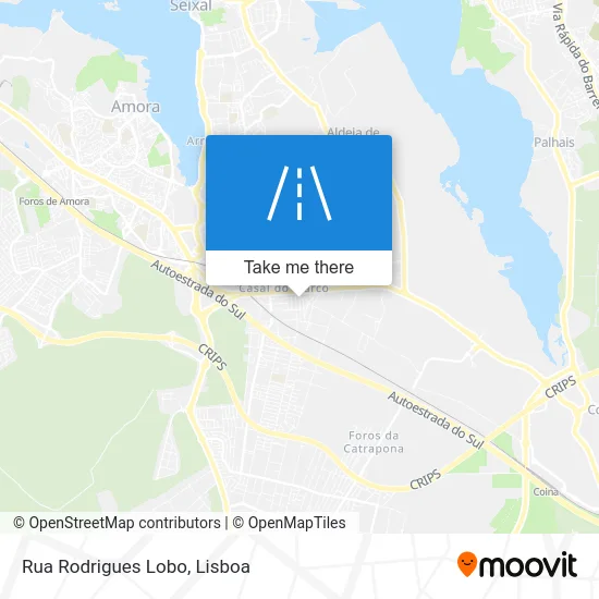 Rua Rodrigues Lobo map