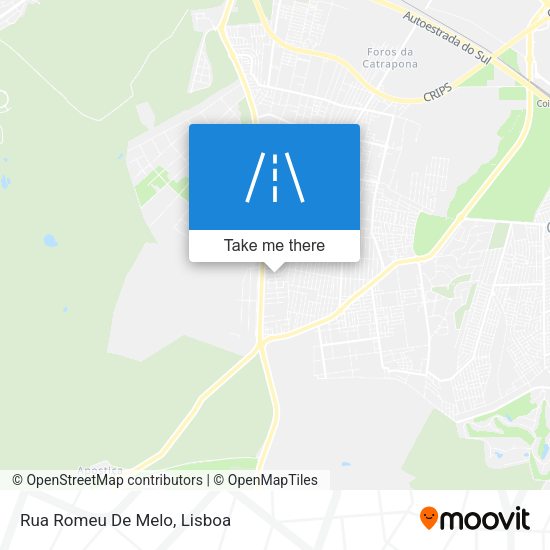 Rua Romeu De Melo mapa
