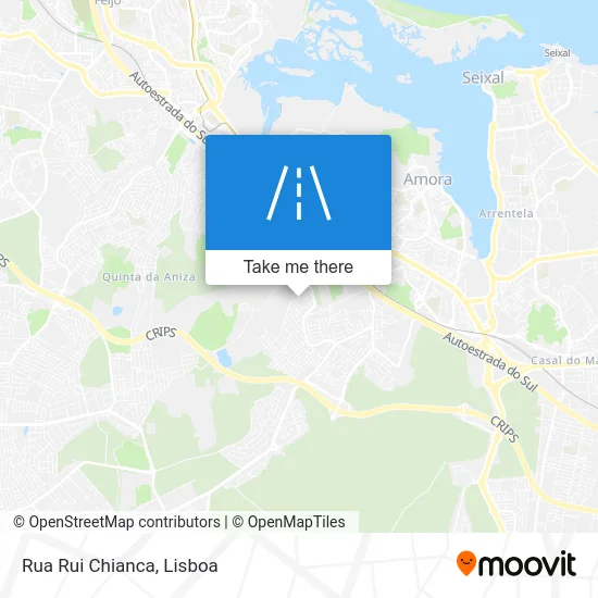 Rua Rui Chianca map