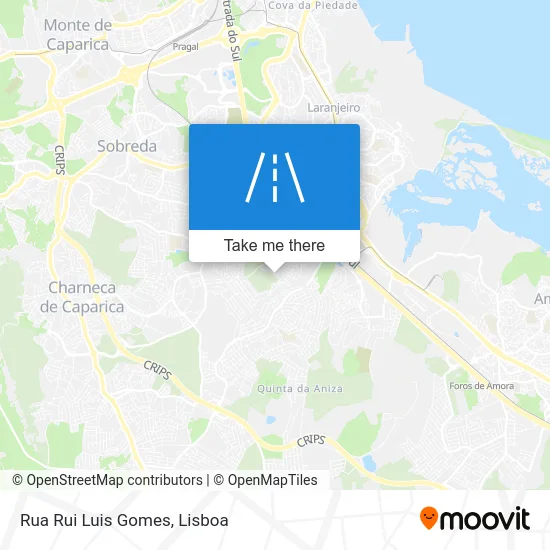 Rua Rui Luis Gomes map