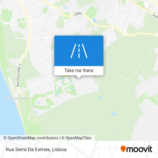 Rua Serra Da Estrela map