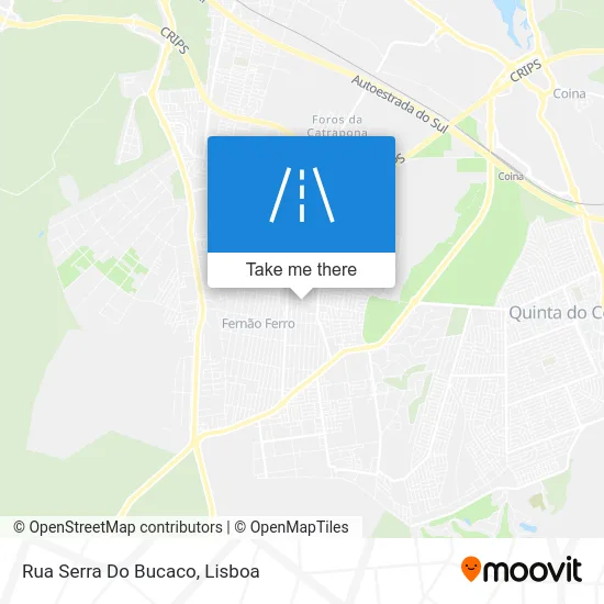 Rua Serra Do Bucaco map