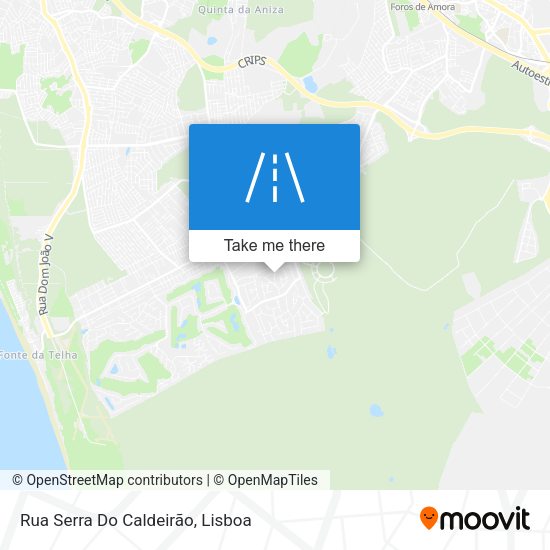 Rua Serra Do Caldeirão map