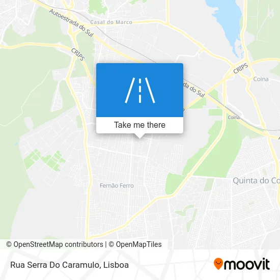 Rua Serra Do Caramulo map
