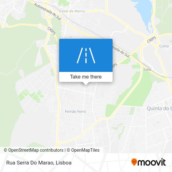 Rua Serra Do Marao mapa