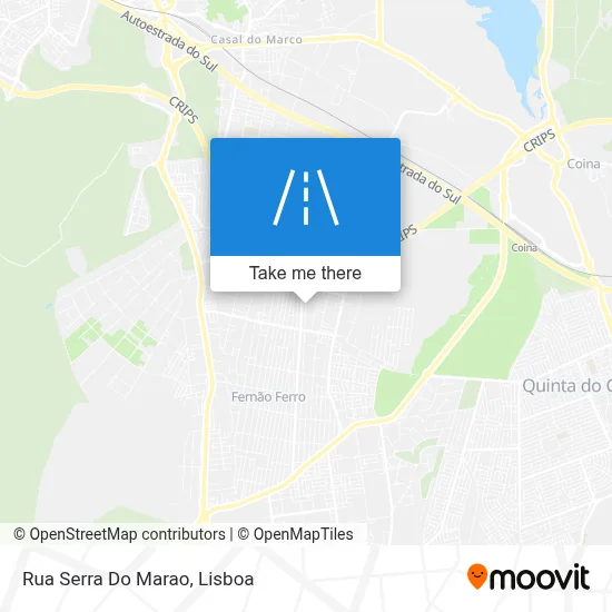 Rua Serra Do Marao map