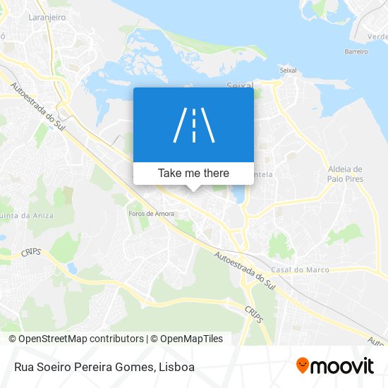 Rua Soeiro Pereira Gomes mapa