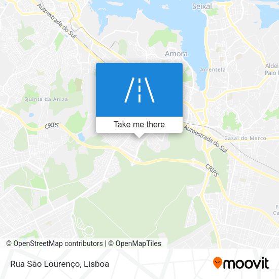 Rua São Lourenço map