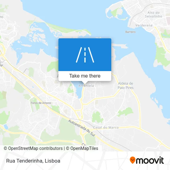 Rua Tenderinha map