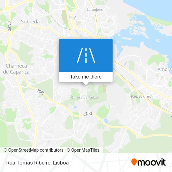 Rua Tomás Ribeiro map