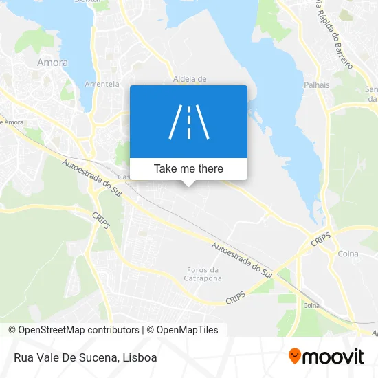 Rua Vale De Sucena map