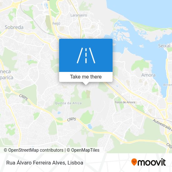 Rua Álvaro Ferreira Alves mapa