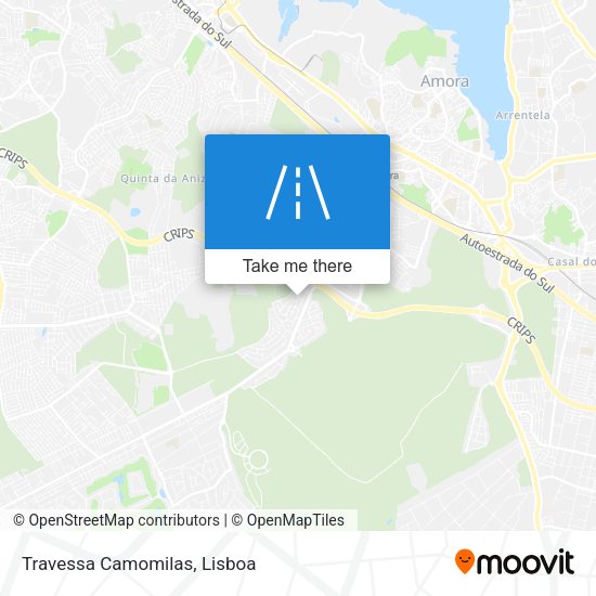 Travessa Camomilas mapa