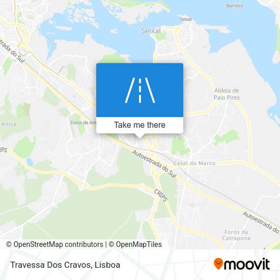Travessa Dos Cravos mapa