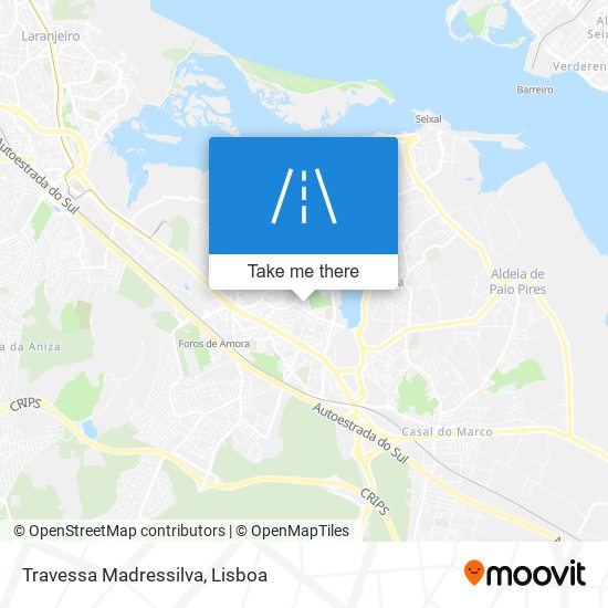 Travessa Madressilva mapa