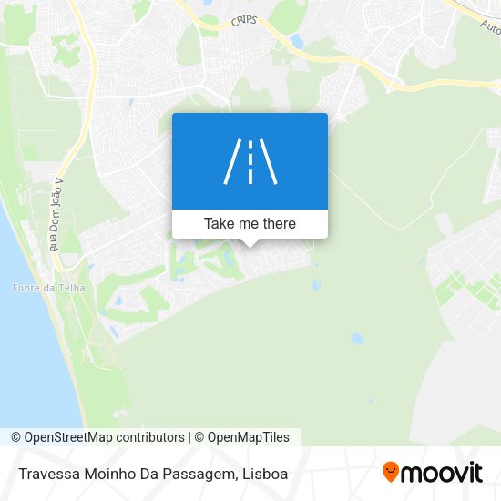 Travessa Moinho Da Passagem map