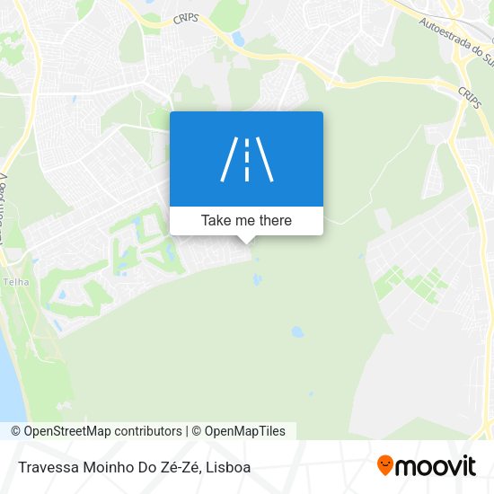 Travessa Moinho Do Zé-Zé mapa
