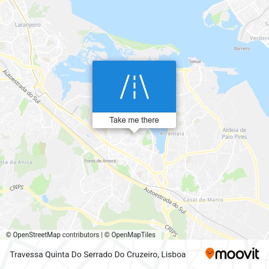 Travessa Quinta Do Serrado Do Cruzeiro map