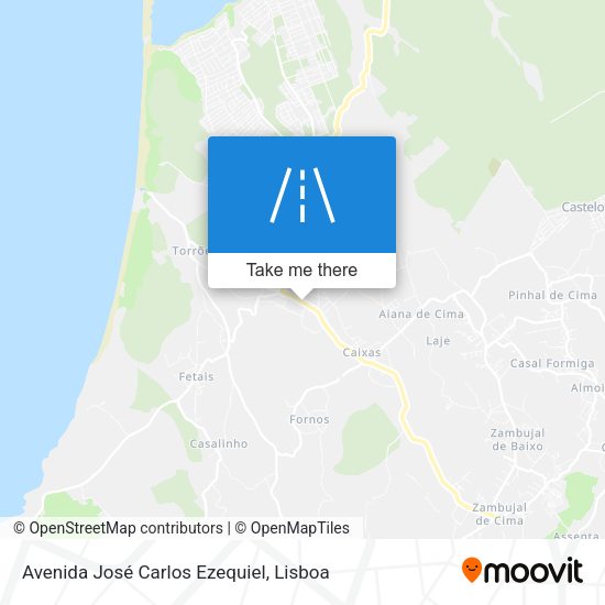 Avenida José Carlos Ezequiel mapa