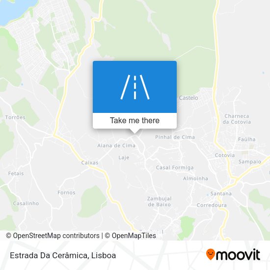 Estrada Da Cerâmica map