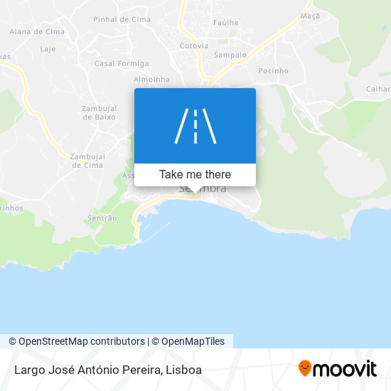 Largo José António Pereira mapa