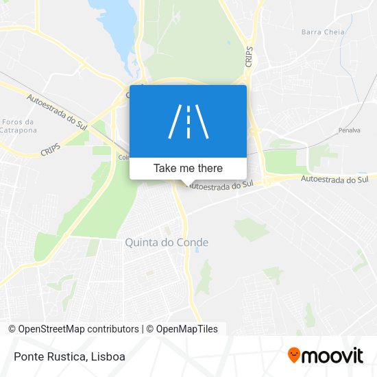 Ponte Rustica mapa