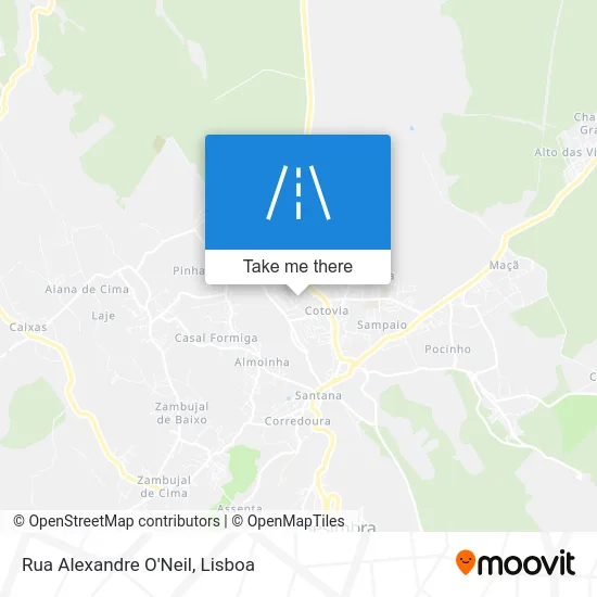 Rua Alexandre O'Neil map