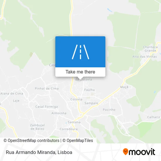 Rua Armando Miranda map