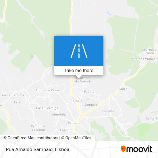 Rua Arnaldo Sampaio mapa