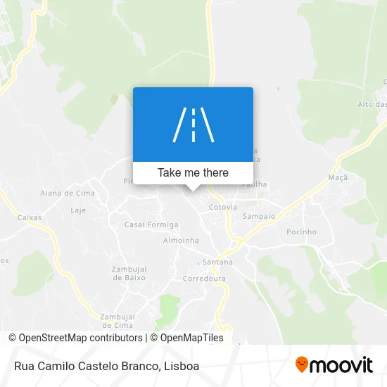 Rua Camilo Castelo Branco map