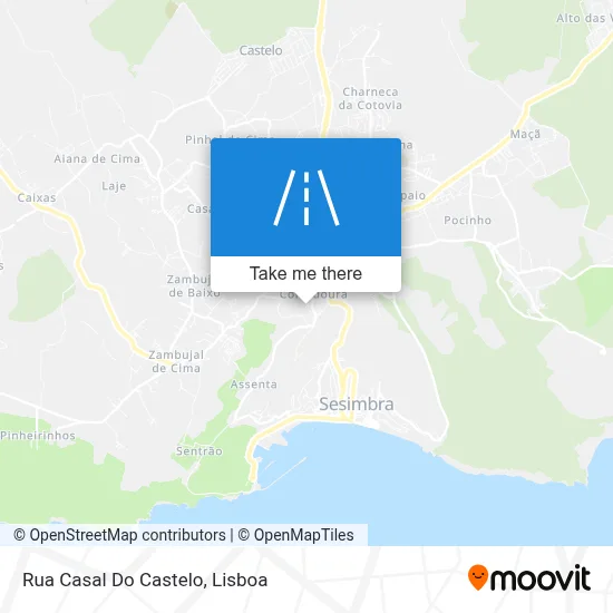 Rua Casal Do Castelo map