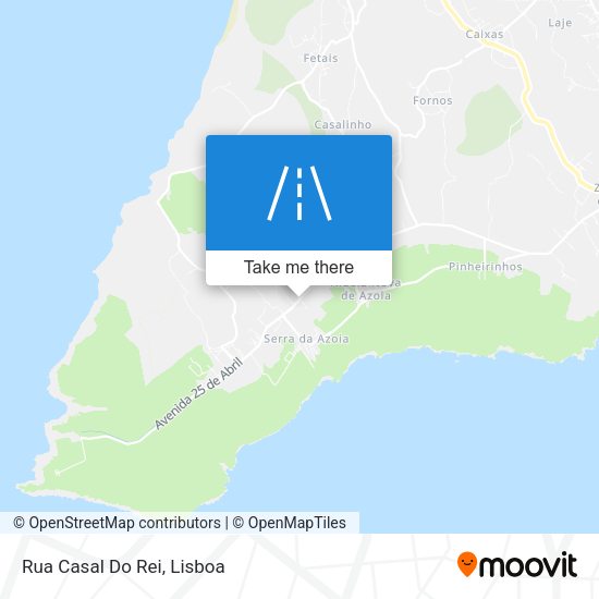 Rua Casal Do Rei mapa