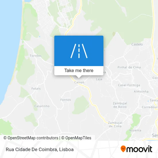 Rua Cidade De Coimbra map