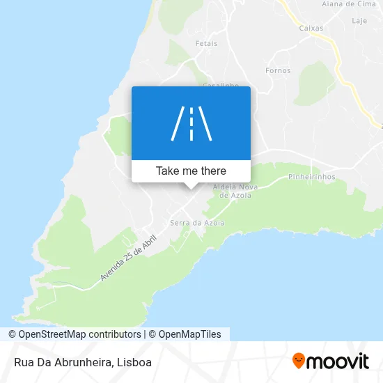 Rua Da Abrunheira map