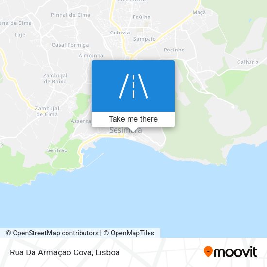 Rua Da Armação Cova map