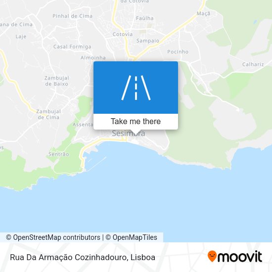 Rua Da Armação Cozinhadouro map