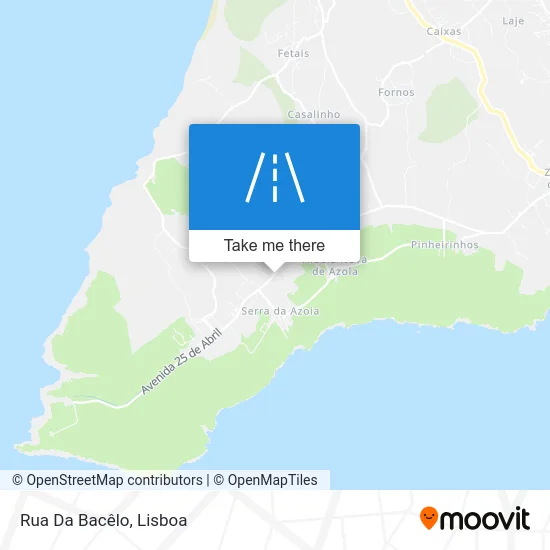 Rua Da Bacêlo map