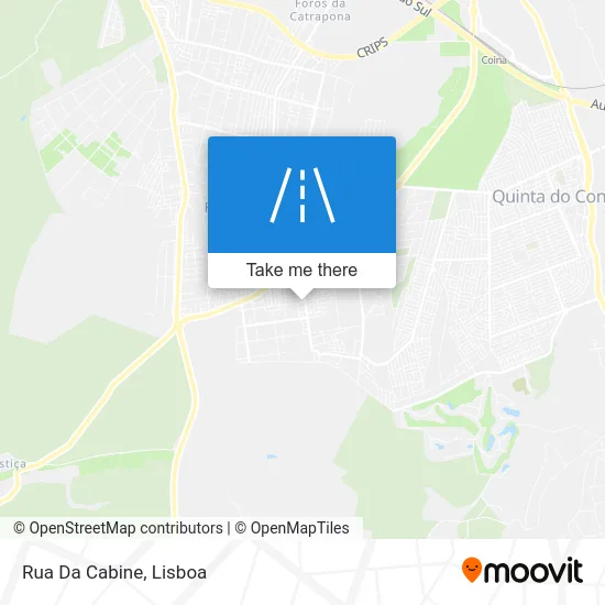 Rua Da Cabine map