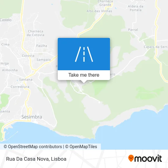 Rua Da Casa Nova map