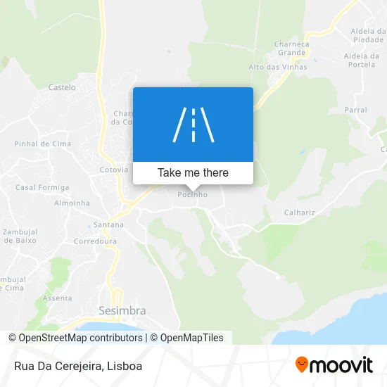 Rua Da Cerejeira map