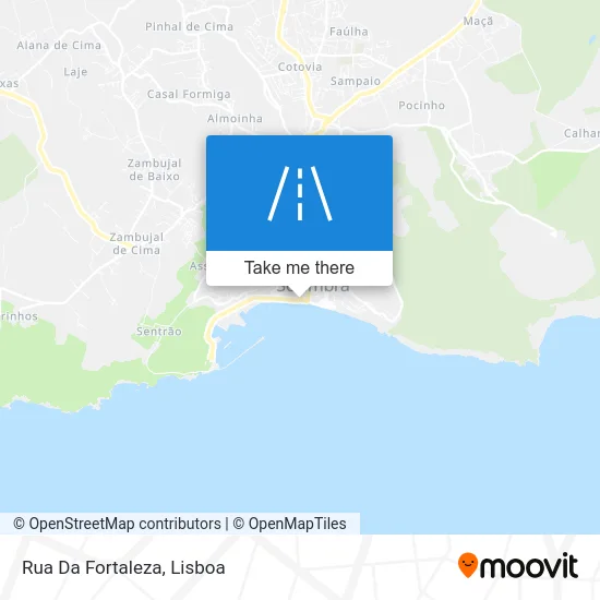 Rua Da Fortaleza map