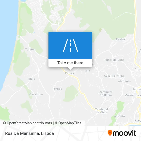 Rua Da Mansinha map