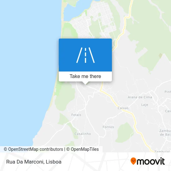 Rua Da Marconi map